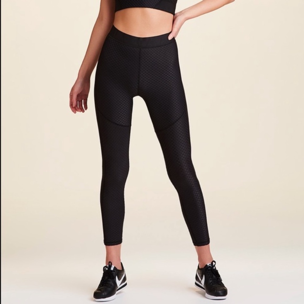 Alala Nitro‎ Tight Leggings Black Textured Print XS